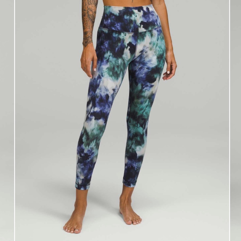 Lululemon Align High-Rise 25” Leggings Size 6 Meteor Wash Multi Nulu Yoga Pants